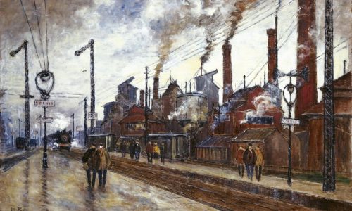 Maurice Falliès Gare et usines à Saint-Denis